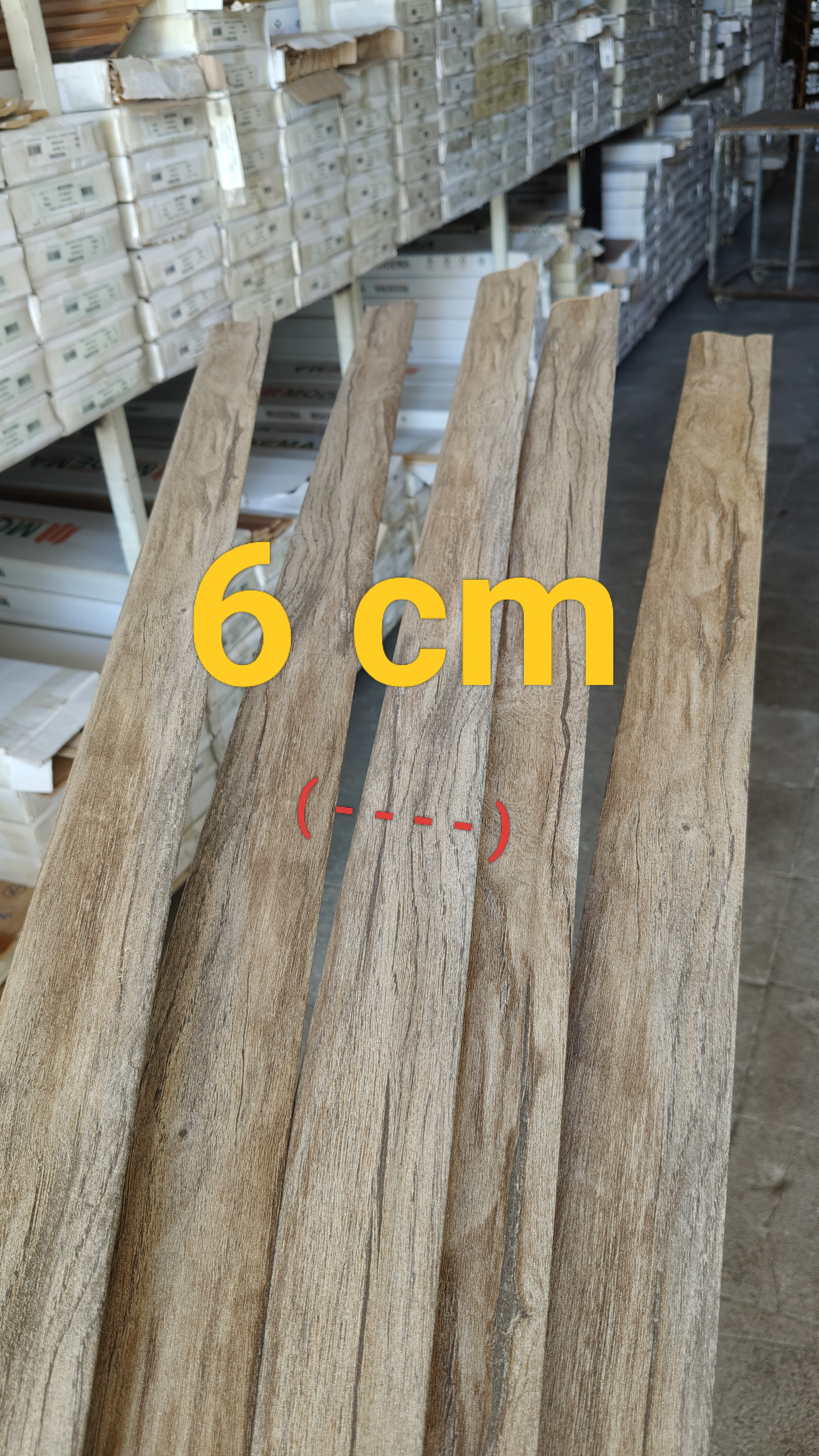 6 cm Standar Süpürgelikler (Ekonomik)